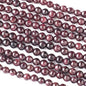 6mm Round Grade A Gemstone Beads - Faceted Garnet (Pack of 10) - Too Cute Beads