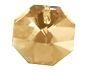 Swarovski 14mm Octagon Pendant - Crystal Golden Shadow (pk2) - Too Cute Beads