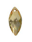 Swarovski 30mm Navette Pendant - Crystal Golden Shadow (1pc)