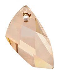 Swarovski 30mm Avant-Guard Pendant - Crystal Golden Shadow (1pc) - Too Cute Beads