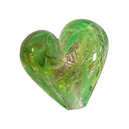 25mm Hand blown dichroic glass bead - Too Cute Beads