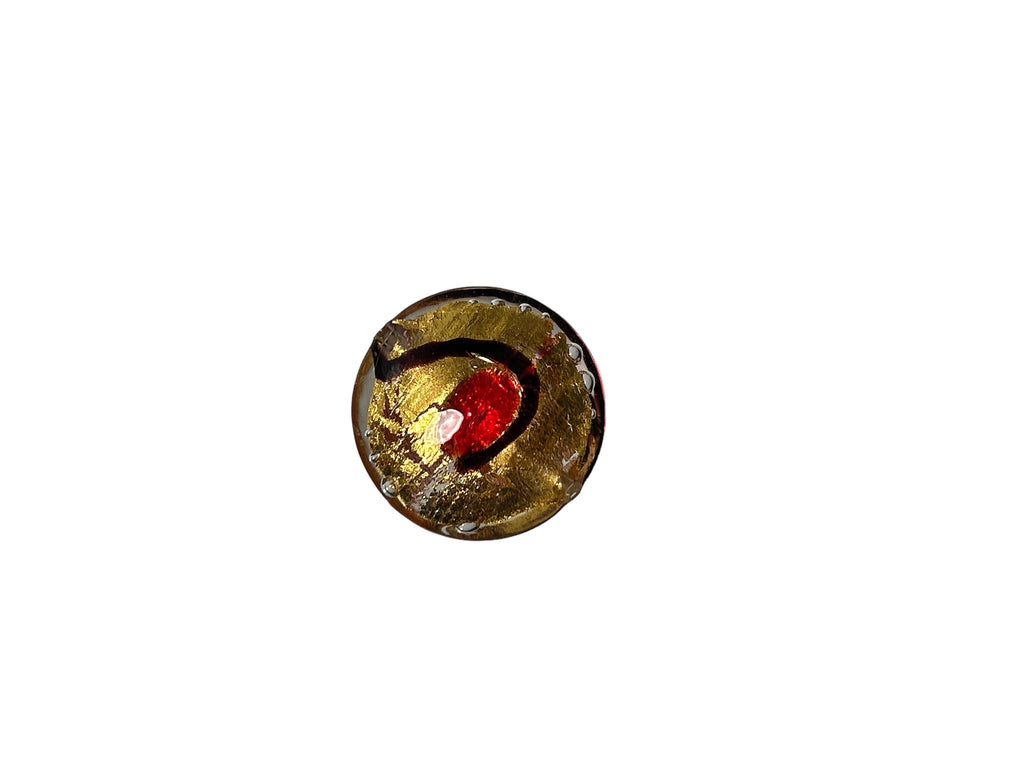 Murano hand-made glass beads - 22m disc - Too Cute Beads