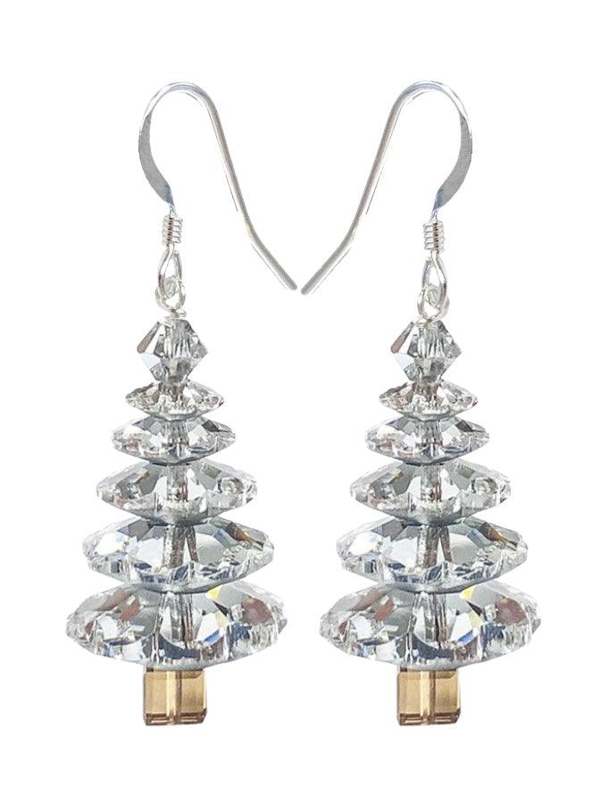 5 Tier Christmas Tree Earring Kit - Crystal Foiled - Too Cute Beads