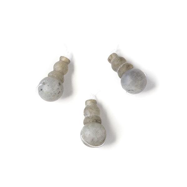 Matte Labradorite Guru Bead - 10mm (1 Piece) - Too Cute Beads