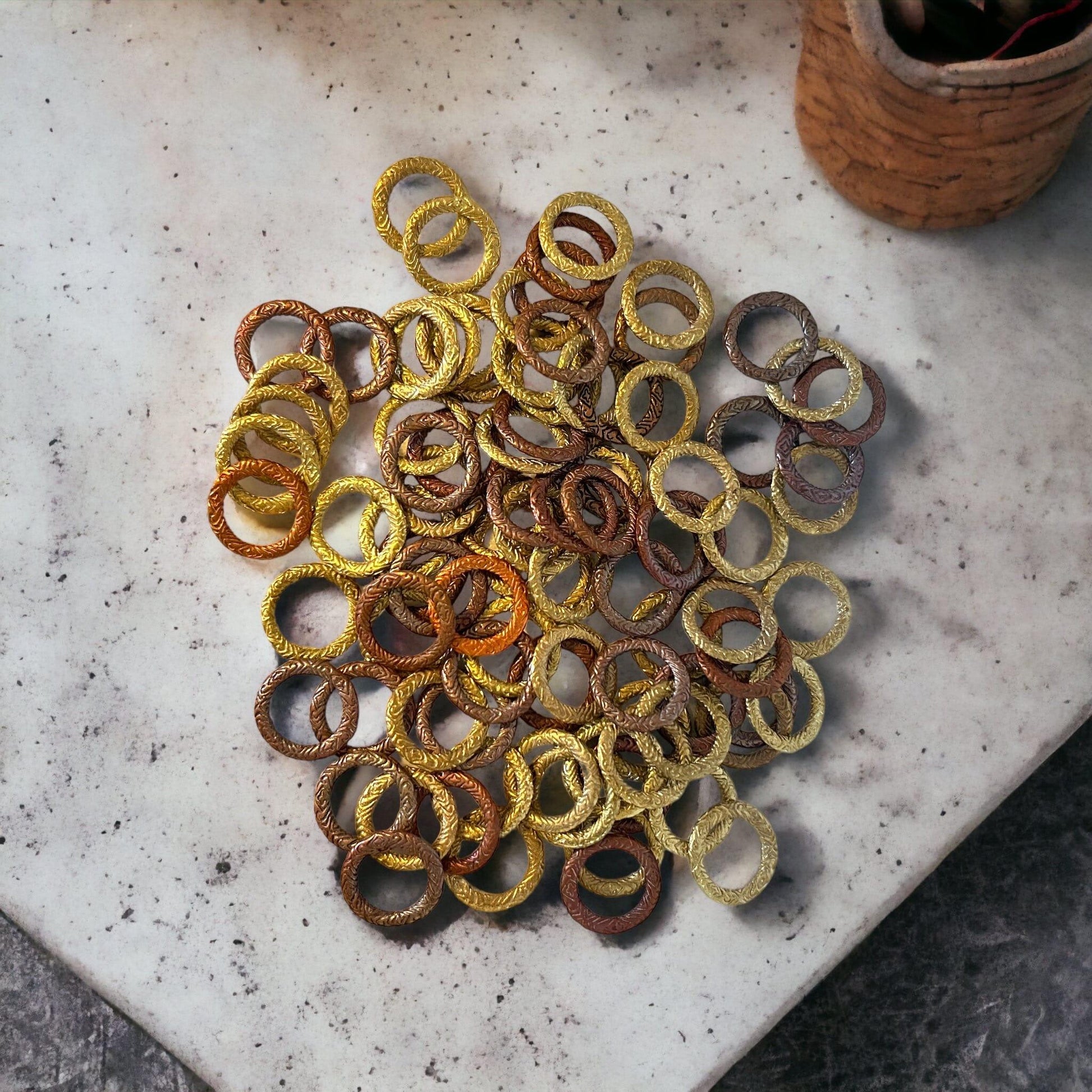 Hand-Made 20mm Metal Linking Rings for Jewelry Making