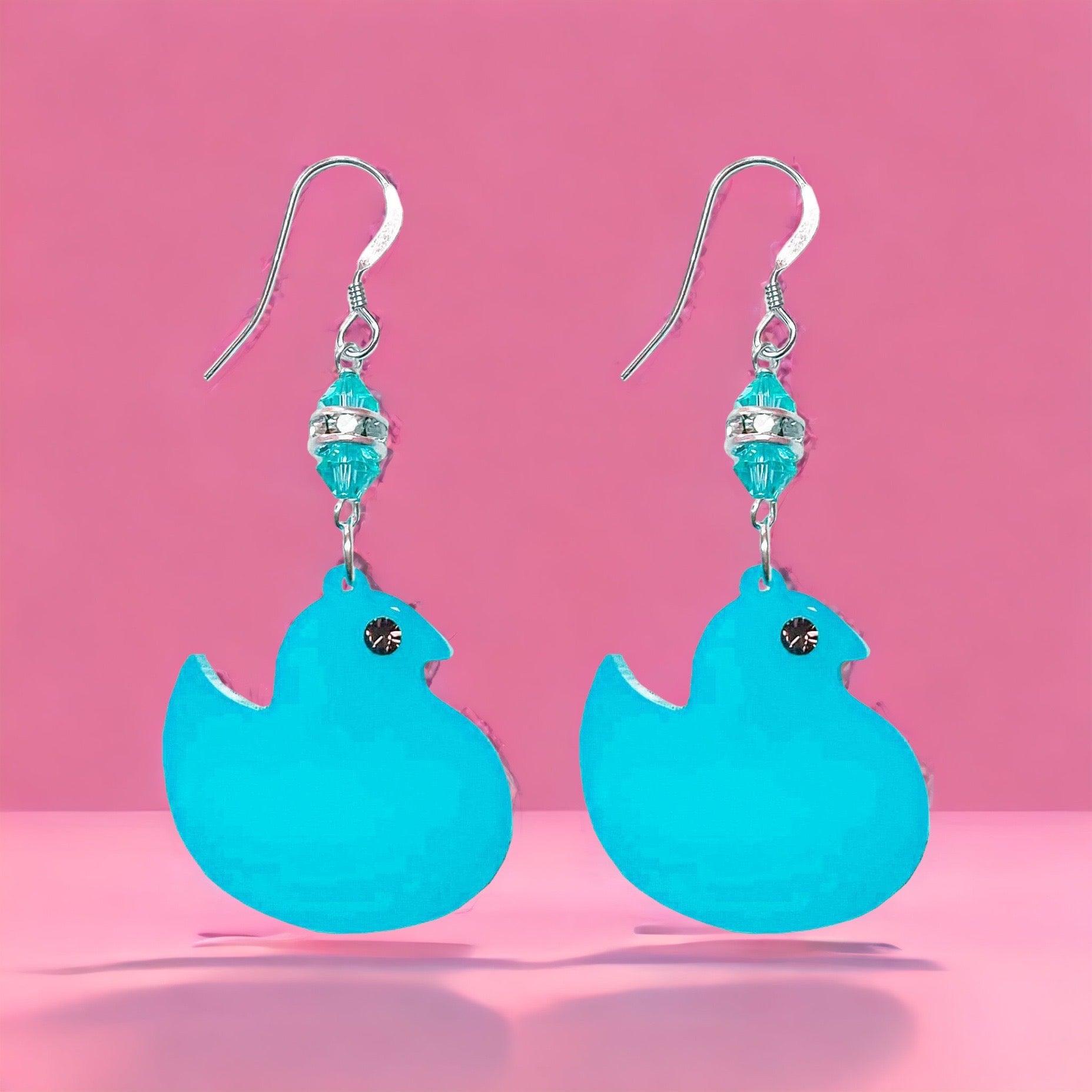 DIY Acrylic Earring Kit - Peep Chick Easter Earring - Too Cute Beads