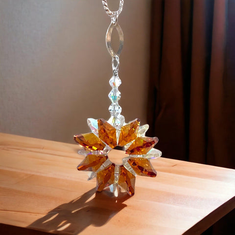 DIY Suncatcher Kit - Clustered Crystals Reverseable Suncatcher - Too Cute Beads