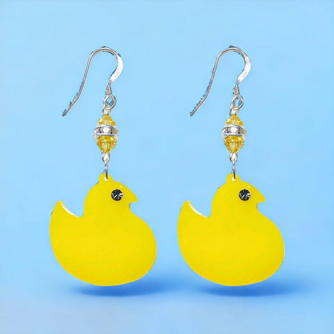 DIY Acrylic Earring Kit - Peep Chick Easter Earring - Too Cute Beads