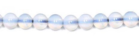 8mm Opalene Round with 2.5mm Hole (aprox 26) - Too Cute Beads