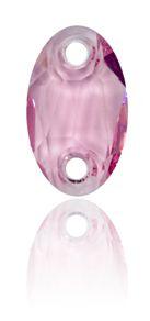 Swarovski 28x17 Owlet - Light Rose (1 Piece) - Too Cute Beads