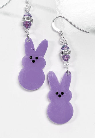 Peep Bunny Inspired Easter Earring Kit - Too Cute Beads