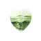 Swarovski 8mm Heart Bead - Peridot (1 Piece) No Longer in Production - Too Cute Beads