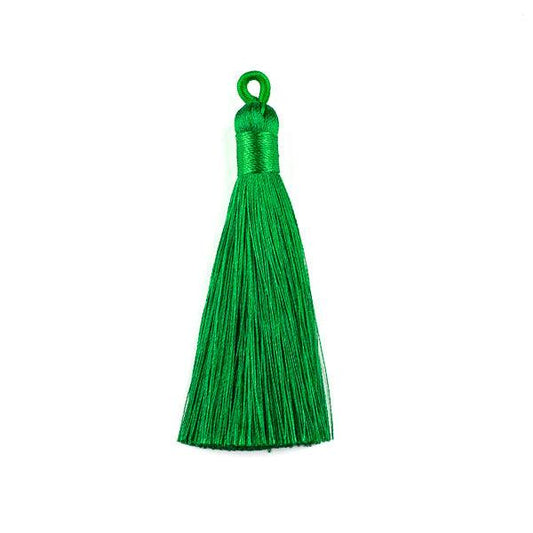 3" Polyester Silky Thread - Emerald (1 Piece) - Too Cute Beads