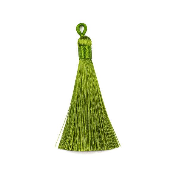3" Polyester Silky Thread - Olive (1 Piece)