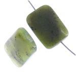 Jade (Canadian) 13x18mm Rectangle Beads - Too Cute Beads