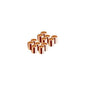 14K Rose Gold Crimp Tubes - 2mm x 2mm (Sold in packs of 10)) - Too Cute Beads