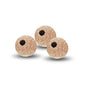 14K Rose Gold Filled Seamless Round Stardust Beads - 10mm (2 Pack) - Too Cute Beads