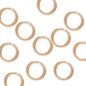 14K Rose Gold Filled 8mm Jump Rings - 16ga (10 Pack) - Too Cute Beads