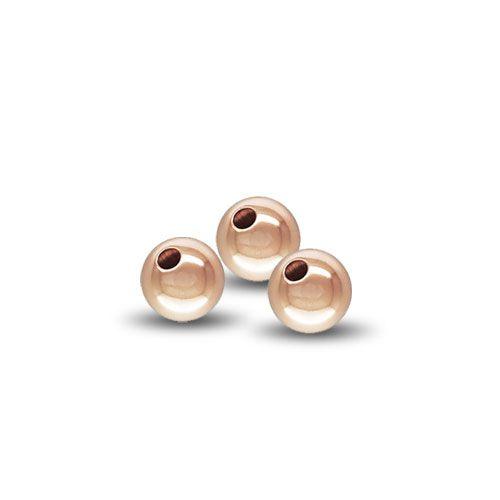 14K Rose Gold Filled Seamless Round Beads - 5mm  (10 Pack)