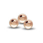 14K Rose Gold Filled Seamless Round Beads - 8mm (2 Pack) - Too Cute Beads