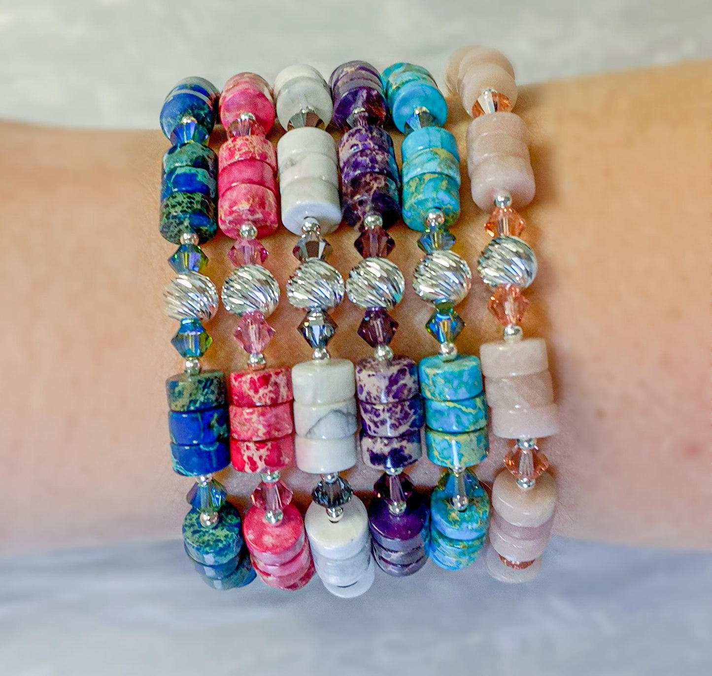 Gems of the Sea Stackable Bracelet Kit - Too Cute Beads