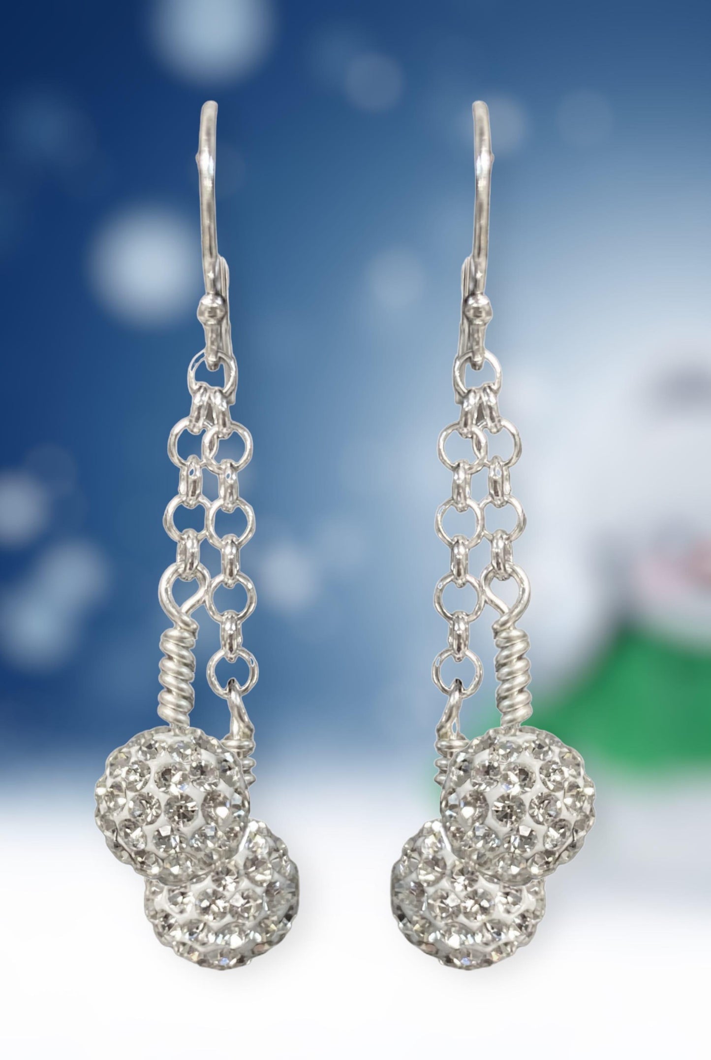 Snowball Drop Earring Kit - Too Cute Beads