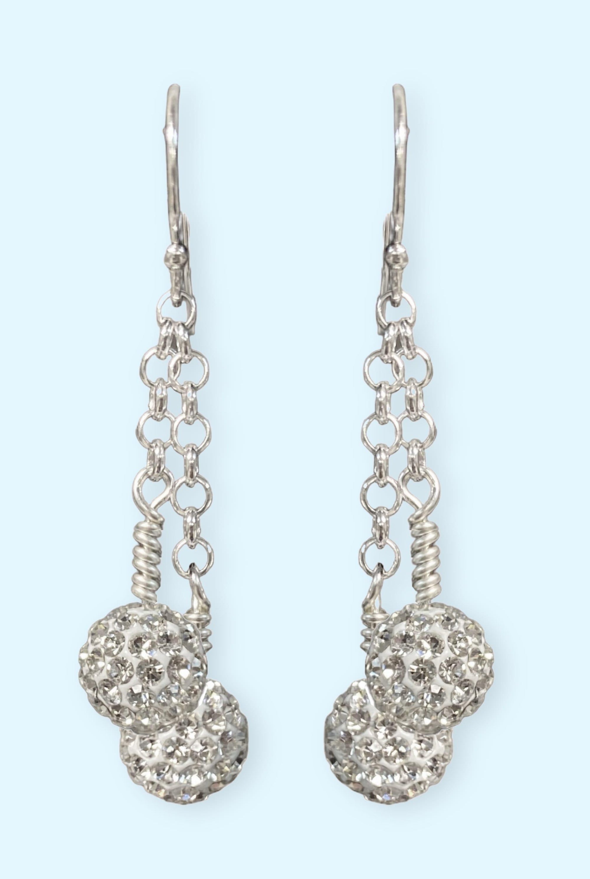 Snowball Drop Earring Kit - Too Cute Beads