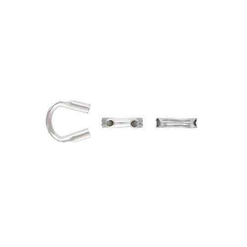 .925 Sterling Silver wire guard - MEDIUM (10 Pack) - Too Cute Beads