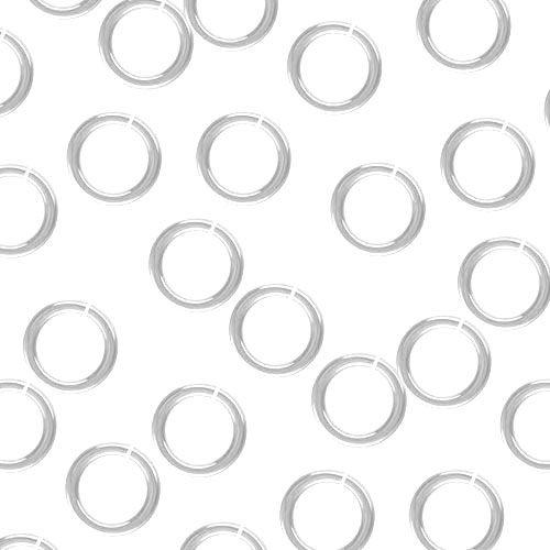 .925 Sterling Silver 22ga. Jump Ring - 3.5mm (10 Pack) - Too Cute Beads