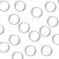 .925 Sterling Silver 18ga. Jump Ring - 6mm (10 Pack) - Too Cute Beads