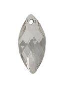 Swarovski 30mm Navette Pendant - Crystal Silver Shade (1pc)