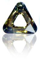 Swarovski 14mm Triangle Pendant - Crystal Tabac (1pc) - Too Cute Beads