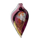 Murano Hand-Blown Leaf Pendant (Approximately 3 Inches) - Too Cute Beads